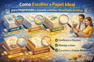 Guia para escolher papel de impressão ideal com dicas e opções de materiais.